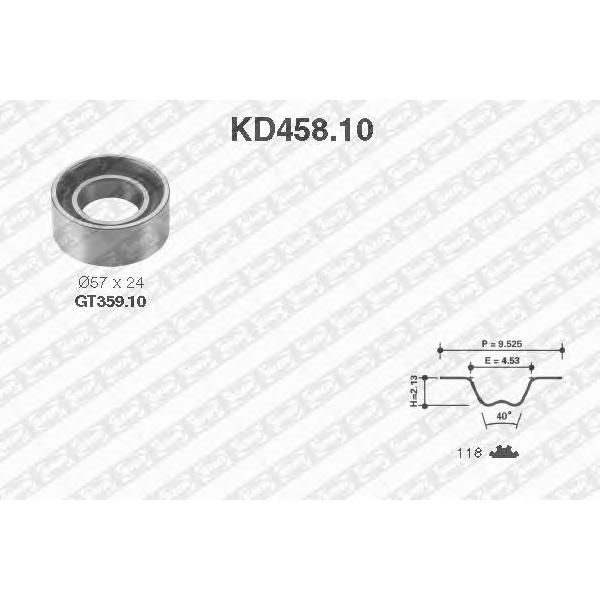 NTN-SNR - KD458.10 (Комплект роликов грм)