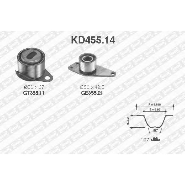NTN-SNR - KD45514 (Комплект привода ГРМ)
