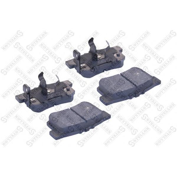 STELLOX - 000 064B-SX (Колодки дисковые задние с антискрип. пластинами Honda CR-V FR-V 1.7i-2.0i 2.2CTDi 02>)