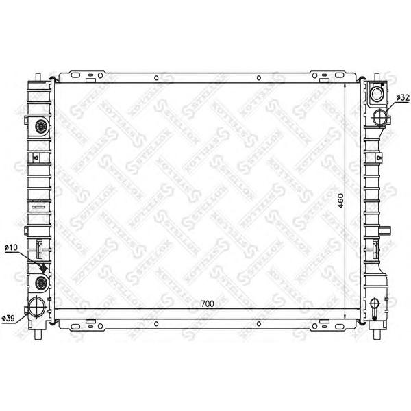 STELLOX - 10-25380-SX (Радиатор системы охлаждения Ford Maverick, Mazda Tribute 3.0 01>)