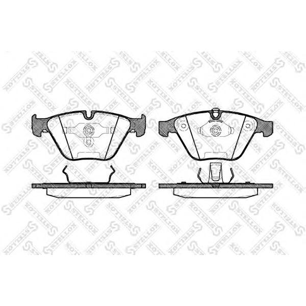 STELLOX - 868 000B-SX (Колодки дисковые п. BMW E65 E66 3.5i 4.5i 3.0D 4.0D 01>)