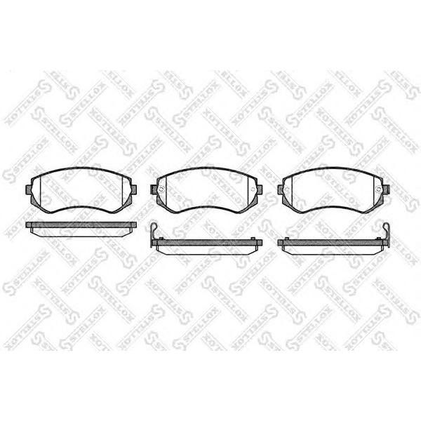 STELLOX - 328 012-SX (Колодки дисковые п. Nissan Almera 1.4i-2.0D 96>)