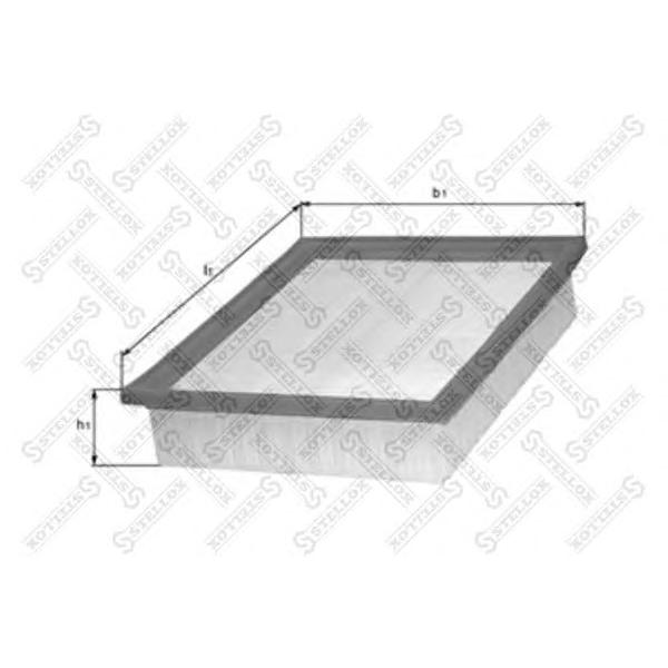 STELLOX - 71-01030-SX (Фильтр воздушный Hyundai Elantra 1.6 2.0 00> Santa FE Trajet 2.0CRDi 01>)