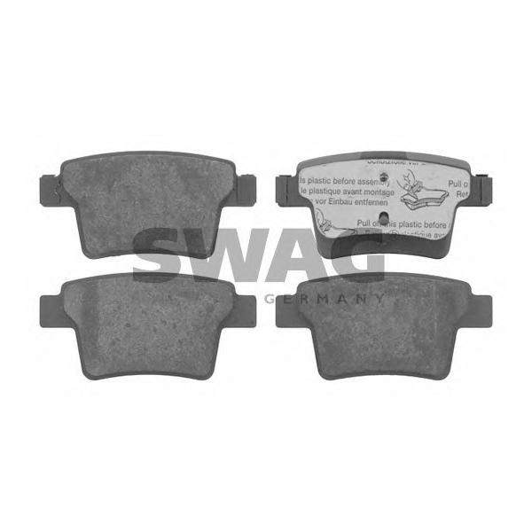 SWAG - 50916571 (колодки дисковые зад./ Ford Mondeo-III 09/04>07)