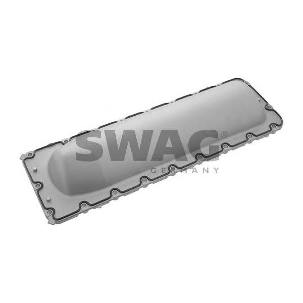 SWAG - 20946051 (Крышка блок-картера двигателя (с упл. прокл.) /алюминий/)