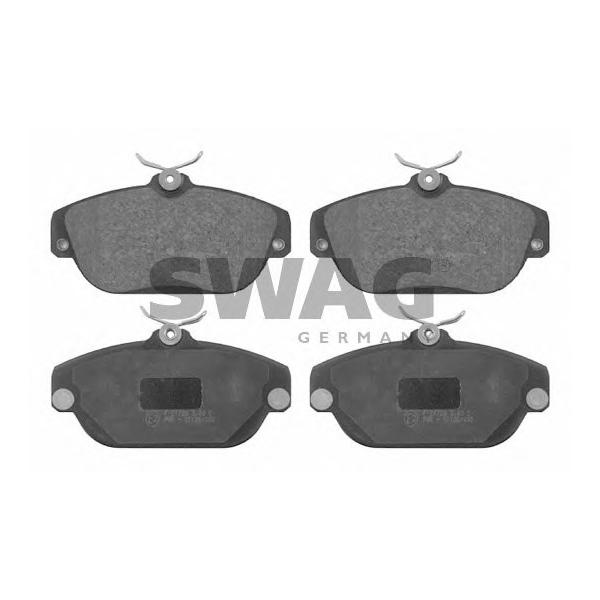SWAG - 55 91 6228 (Колодки тормозные передние (+ABS))