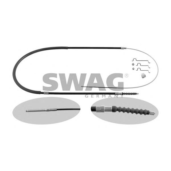 SWAG - 20936673 (Трос, стояночная тормозная система)