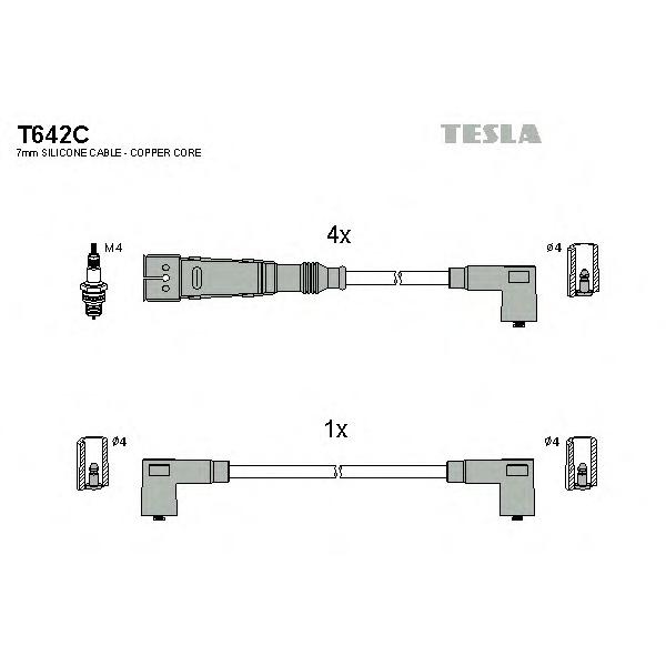 TESLA - T642C (Провод в/в (компл.) (Fel. 1,6))