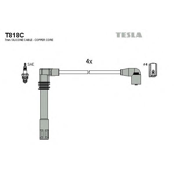 TESLA - T818C (Провода в в)