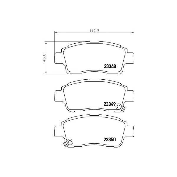 TEXTAR - 2334803 (Колодки торм.пер.)