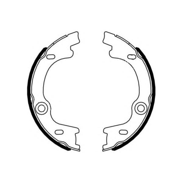 TEXTAR - 91076400 (Колодки тормозные барабанные компл. CARENS Mk II (FJ) CARENS II (FJ) CARENS III (UN) RONDO III (UN))