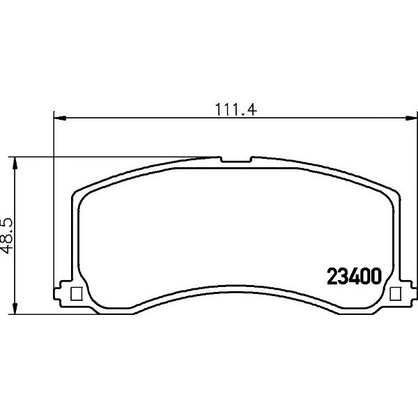 TEXTAR - 2340001 (Колодки торм.пер. Suzuki Baleno)