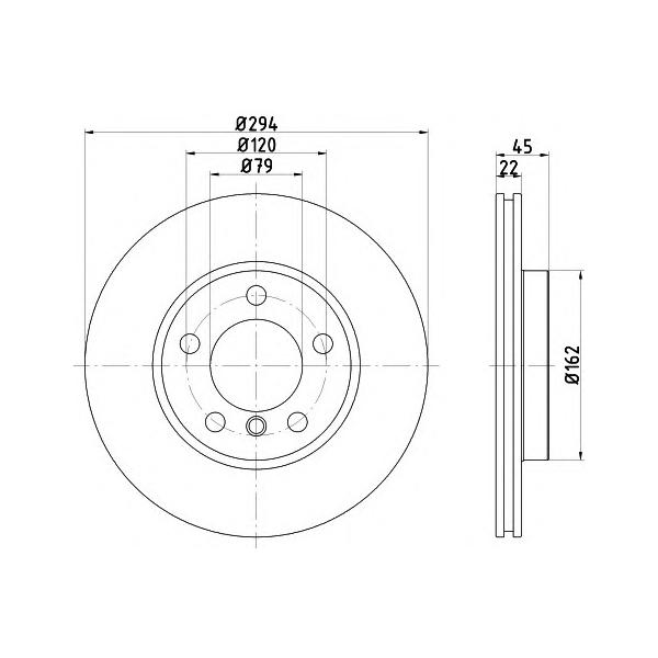 TEXTAR - 92277805 (Диск тормозной MINI COUNTRYMAN (R60),MINI PACEMAN (R61))