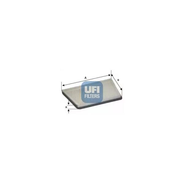 UFI - 53.044.00 (53.044.00 фильтр салона! 31x348x165/ Peugeot 206 all 98>)