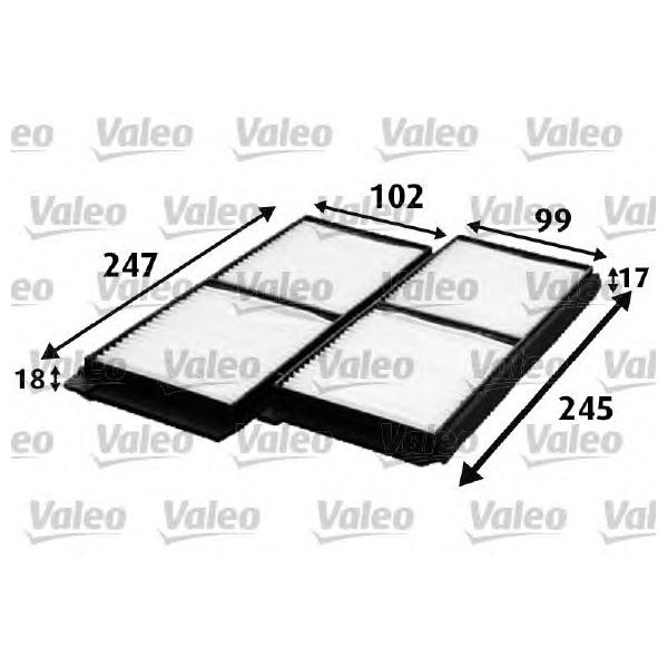 VALEO - 715642 (Фильтр салона Comfort 715642)