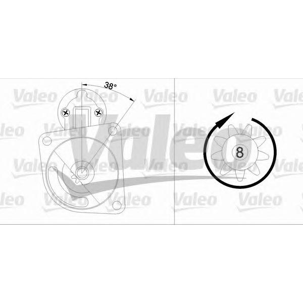 VALEO - 455606 (Стартер MAZDA, KIA 1.3-2.0)