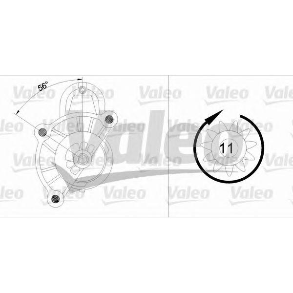 VALEO - 455928 (Стартер CITROEN,FIAT,LANCIA,PEUGEOT)