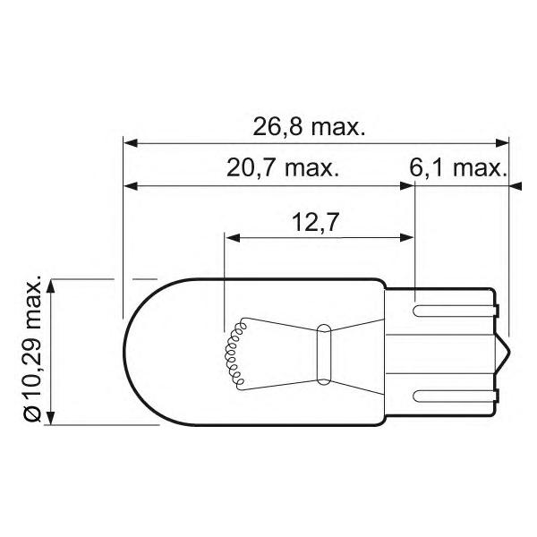 VALEO - 032211 (Лампа W5W 12V патрон W2,1x9,5d)