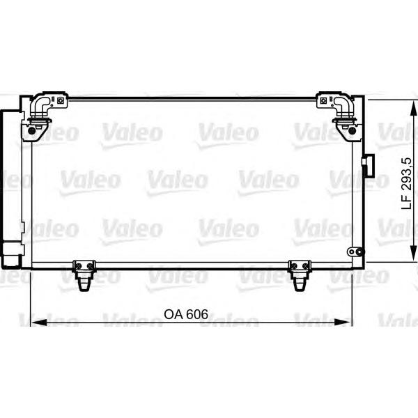 VALEO - 814314 (Радиатор кондиционера)