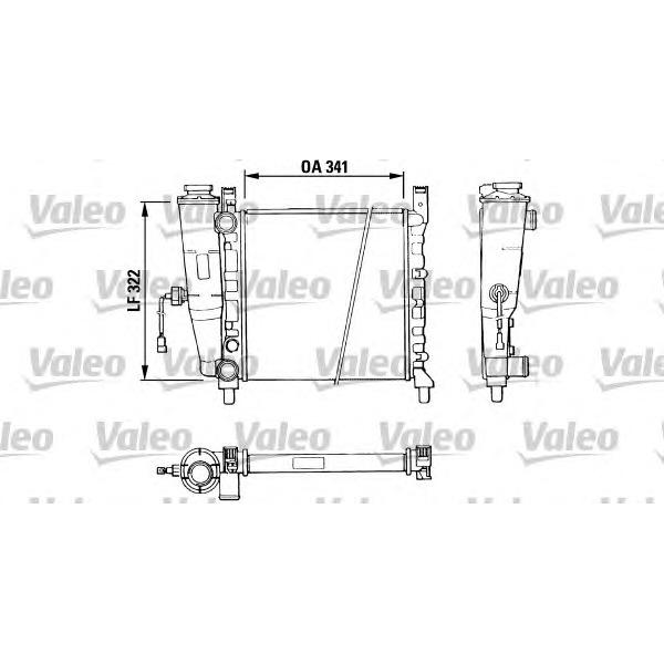 VALEO - 811386 (Радиатор охлаждения двигателя)