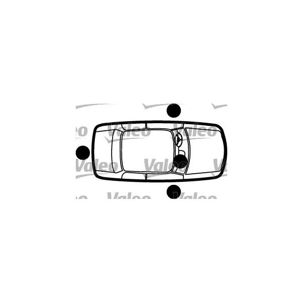VALEO - 252414 (компл.замков/ Peugeot 306 5 дверн.>98 (зажиг.+двери+бензобак+багажник))