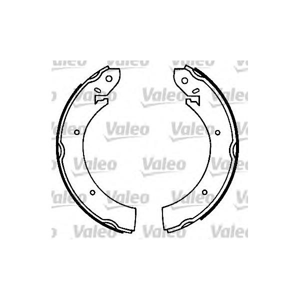 VALEO - 562108 (Колодки задние барабанные)