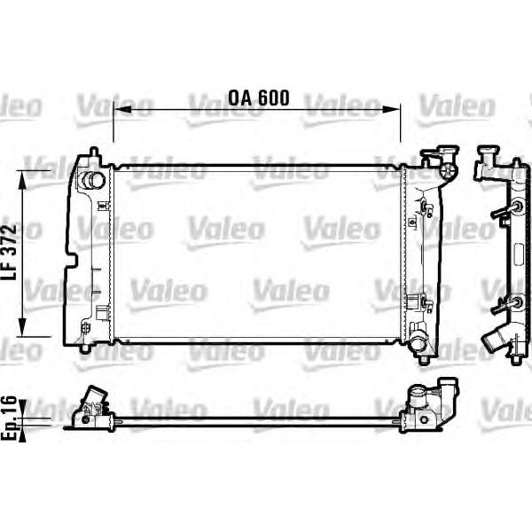 VALEO - 734200 (Радиатор 734200)
