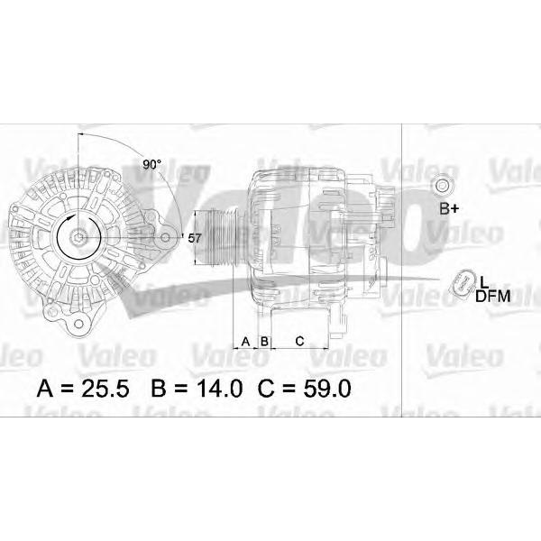 VALEO - 437454 (Деталь)