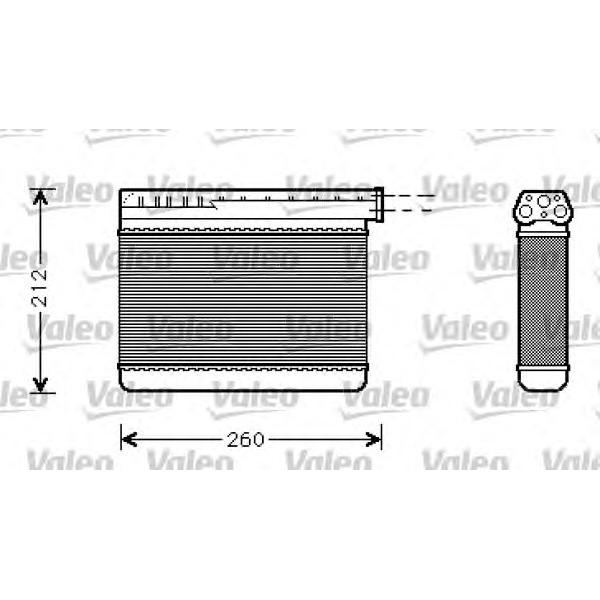 VALEO - 812240 (радиатор печки/ BMW E36 all 90-98)