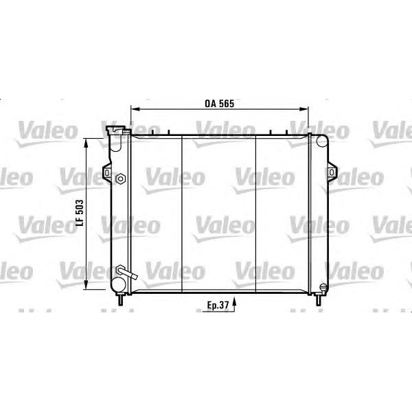 VALEO - 732250 (радиатор/ Jeep Grand Cherokee 4.0 93-97)
