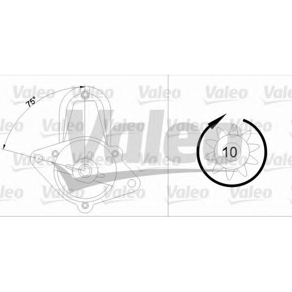 VALEO - 455699 (Стартер 12V 1.1Kw)