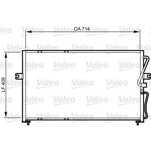 VALEO - 814270 (Конденсор кондиционера)