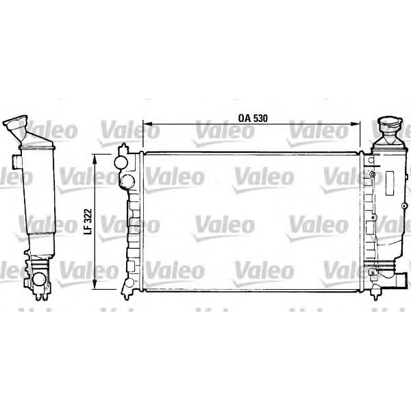 VALEO - 730368 (Радиатор / PEUGEOT 106 (91-96))