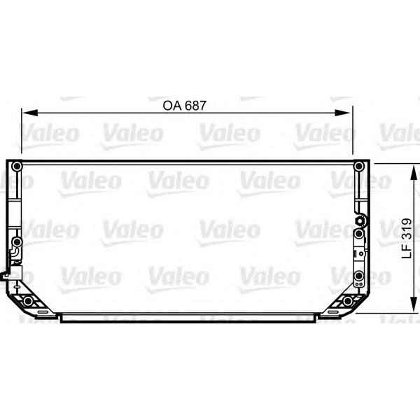 VALEO - 814298 (Конденсор кондиционера)