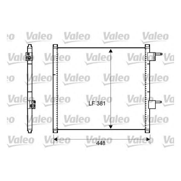 VALEO - 817225 (Радиатор охлаждения двигателя)