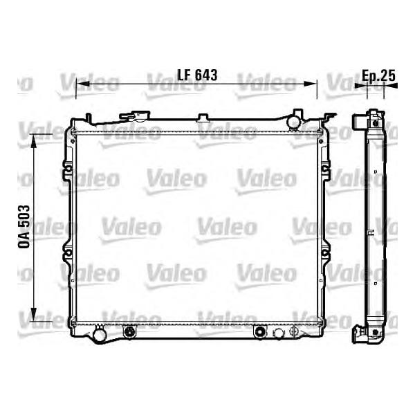 VALEO - 734118 (Радиатор)