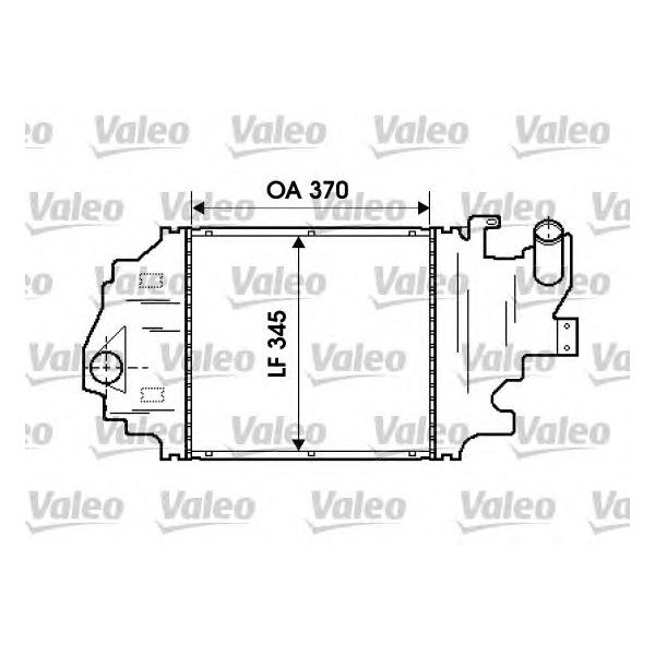VALEO - 817923 (интеркулер/Renault Clio 1.5dCi 01-05)