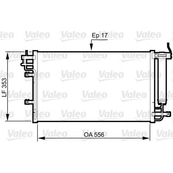 VALEO - 814345 (Конденсор)