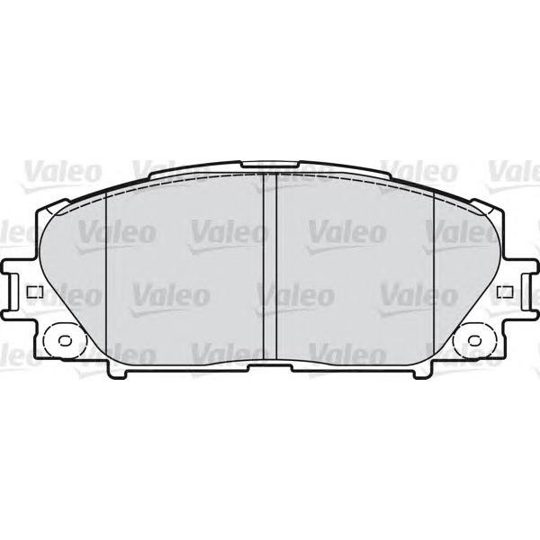 VALEO - 598896 (Тормозные колодки передние)