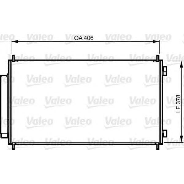VALEO - 814232 (Радиатор кондиционера HONDA CR-V 2.0i/2.4 i-VTEC 07=>)