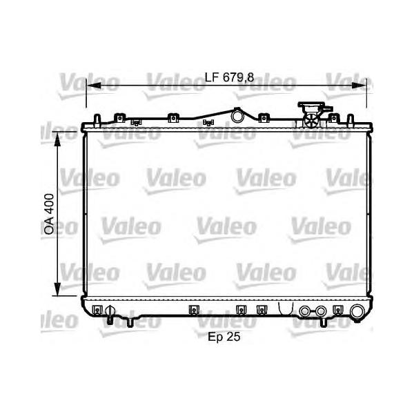 VALEO - 732 487 (Радиатор HYUNDAI SONATA MT)