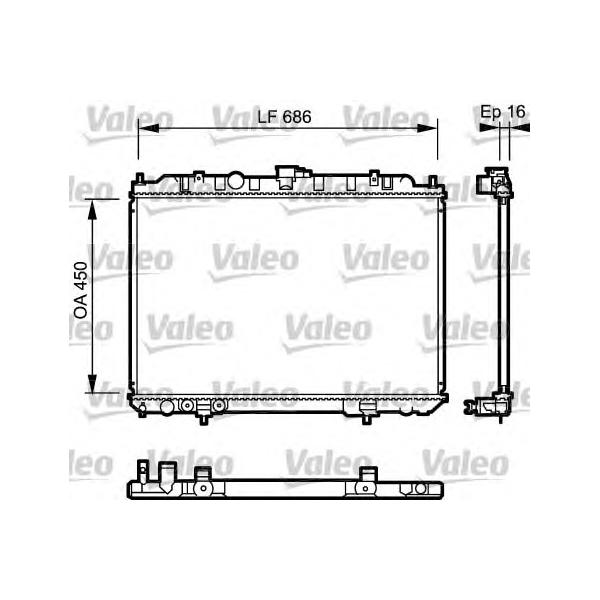 VALEO - 735064 (Радиатор)