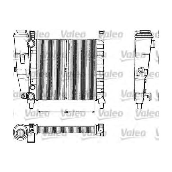 VALEO - 883812 (Радиатор охлаждения двигателя)