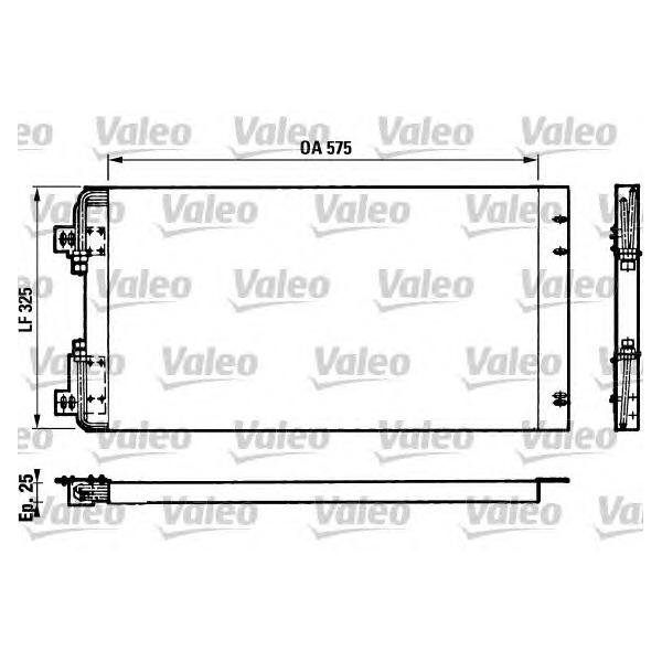 VALEO - 816681 (Радиатор охлаждения двигателя)