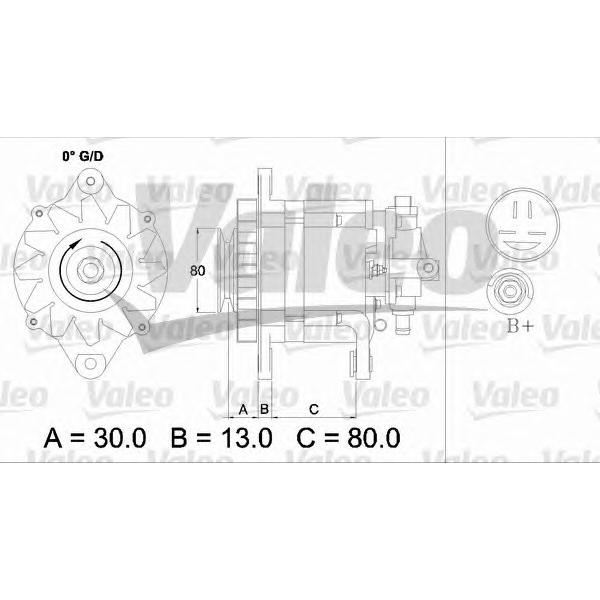 VALEO - 436725 (Автозапчасть)
