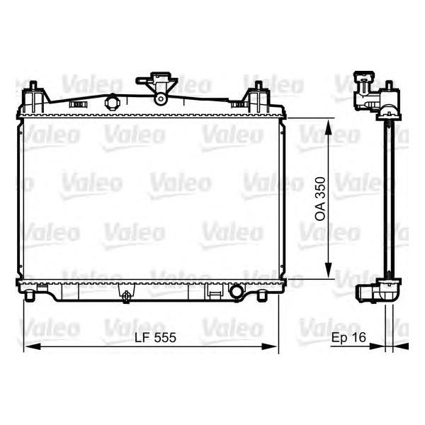 VALEO - 735416 (Радиатор)
