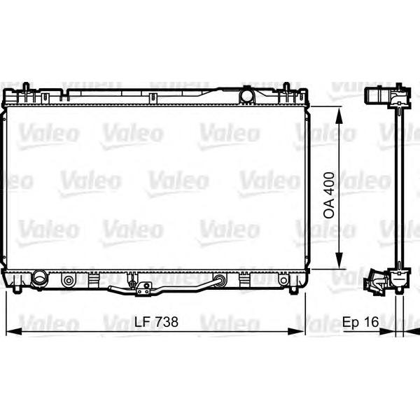 VALEO - 734492 (Радиатор)