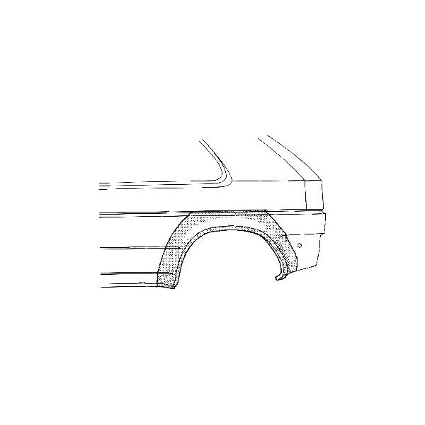 VAN WEZEL - 1837147 (Арка крыла задн лев FORD: FIESTA 09.89-09.95 4дв.)