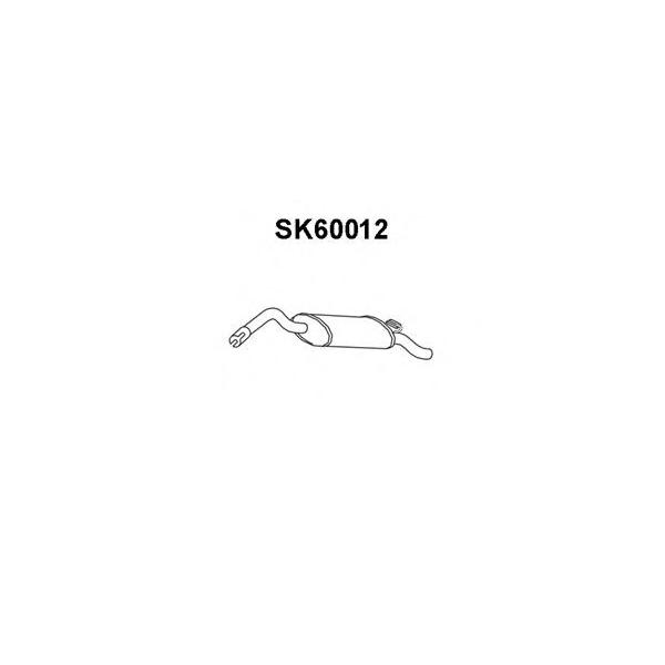 VENEPORTE - SK60012 (Глушитель выхлопных газов конечный)