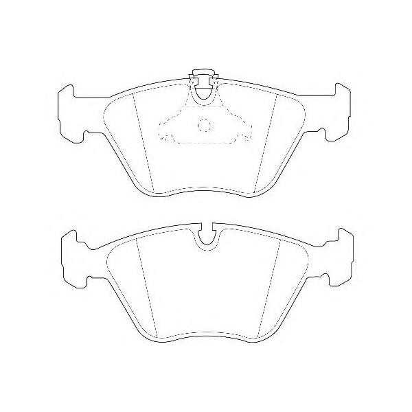 WAGNER - WBP21676A (колодки дисковые п./ BMW E39 2.0i-3.5i/2.5TDi/3.0D 95>)